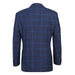 Saco vaquero - Western Sport Coat - Western Blazer   - Mens Classic Fit Two Button Wool & Linen Sport Coat Blazer In Blue Windowpane Plaid