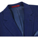 Saco vaquero - Western Sport Coat - Western Blazer  - Mens Two Button Classic Fit Sport Coat Blazer In Dark Navy Blue Windowpane Plaid