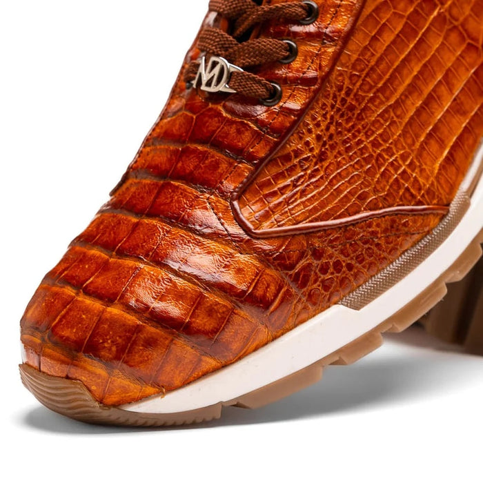 Marco Di Milano Alonzo Men's Shoes Genuine Caiman Crocodile Casual Sneakers