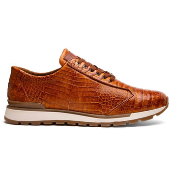 Marco Di Milano Alonzo Men's Shoes Genuine Caiman Crocodile Casual Sneakers - Image 46