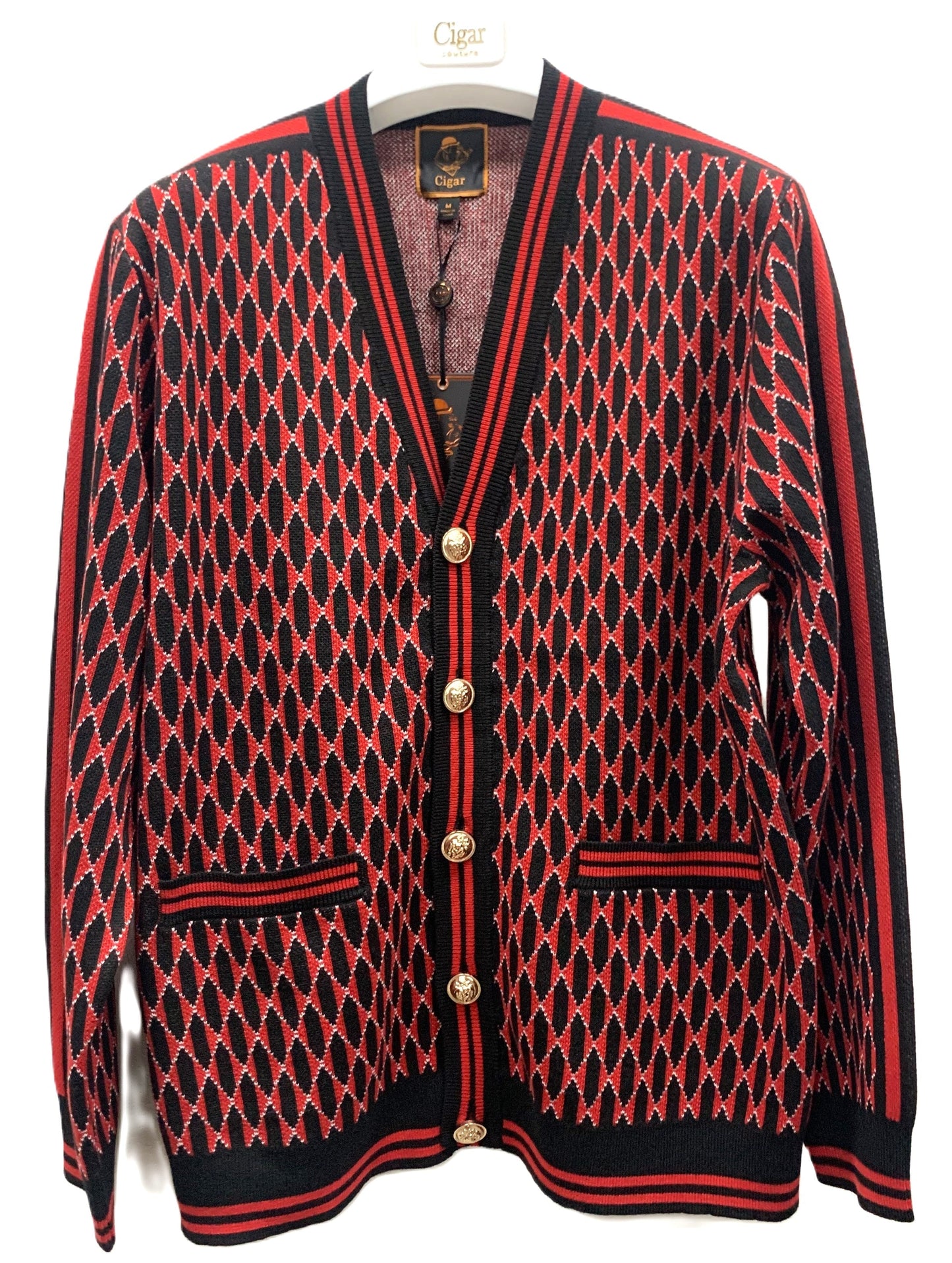 Cigar Couture Cardigan Sweater BLACK