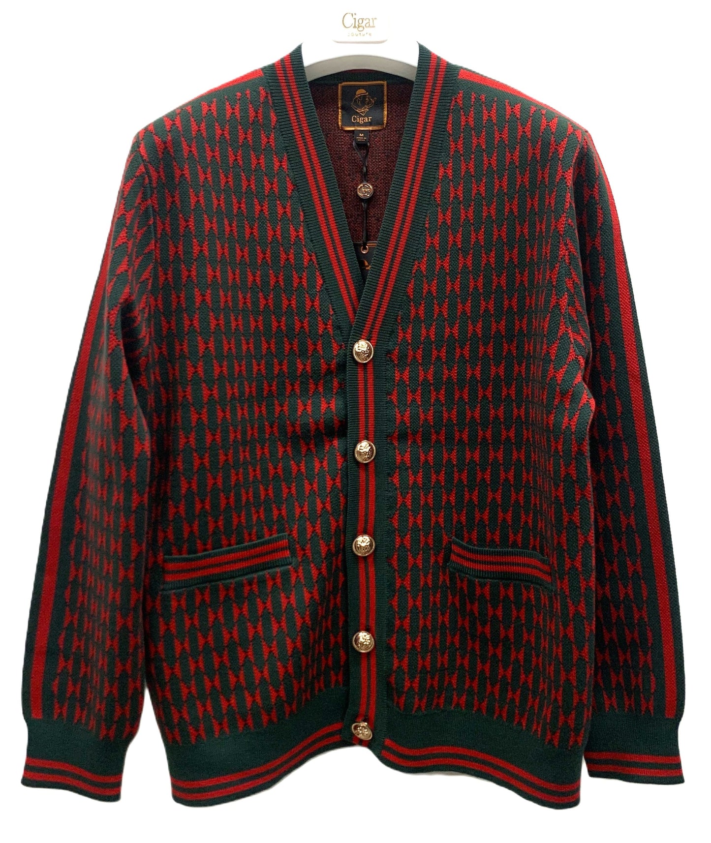 Cigar Couture Cardigan Sweater Forest