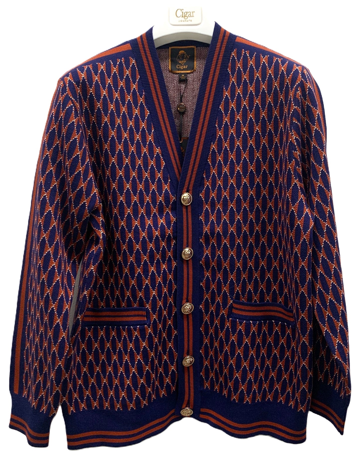 Cigar Couture Cardigan Sweater NAVY