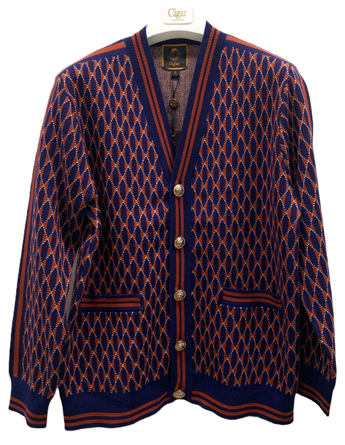 Cigar Couture Cardigan Sweater NAVY
