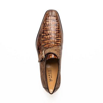 Marco Di Milano Toluca Rustic / Orix Monk Strap Lizard & Crocodile Monk-strap Loafers - Image 2