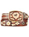 Burnished Original Caiman Belly Skin Fashion Western Belt Oryx