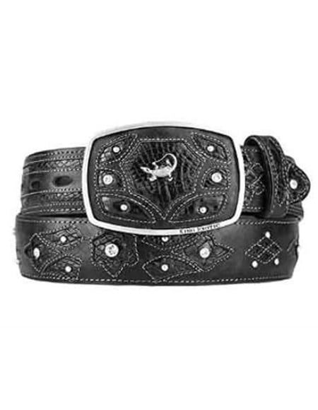 Fashion Western Belt Burnished Gray Original Eel Skin main image 0