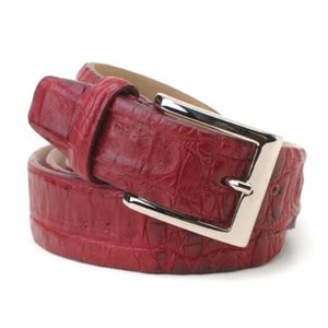 Geranium caiman ~ World Best Alligator ~ Gator Skin Hornback Belt