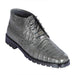 Los Altos Gray Caiman Belly Lugz Sole Men's Boots