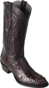 Los Altos Boots Mens Caiman Hornback Round Toe Western Cowboy Boot