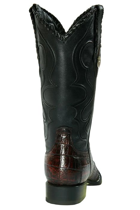 Caiman Pointed Toe Cowboy Boots