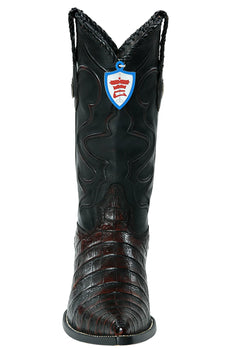 Caiman Pointed Toe Cowboy Boots