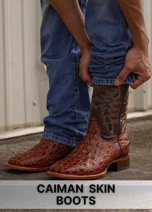 Caiman Skin Boots