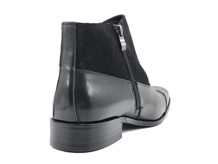 Calf & Suede Three Buckles Monk Chukka Boot - Image 10