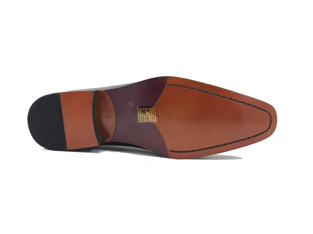 Calf & Suede Three Buckles Monk Chukka Boot - Image 17
