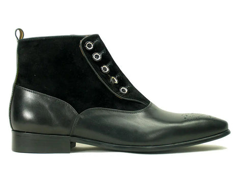 Calfskin Button Up Slip-On Boot - Image 4