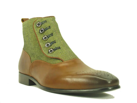 Calfskin Button Up Slip-On Boot - Image 6