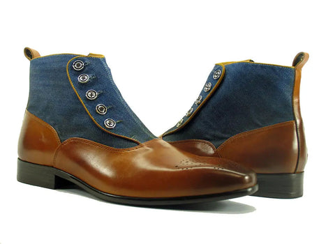 Calfskin Button Up Slip-On Boot - Image 8