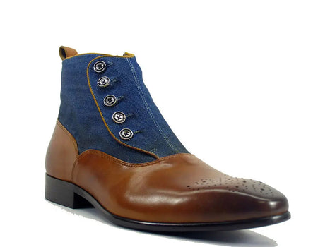 Calfskin Button Up Slip-On Boot - Image 10