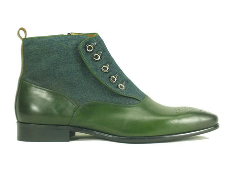Calfskin Button Up Slip-On Boot - Image 12