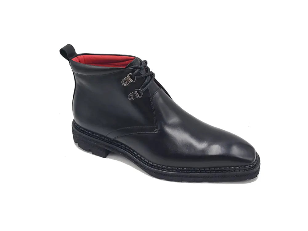 Calfskin Chukka Boot with Lug Sole - Image 8