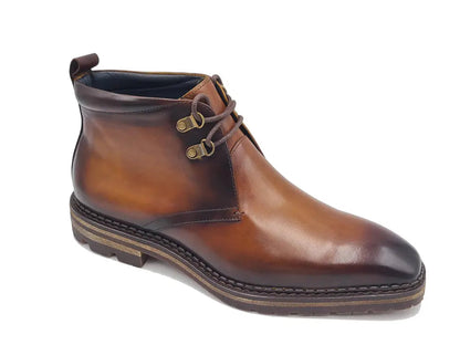 Calfskin Chukka Boot with Lug Sole - Image 3