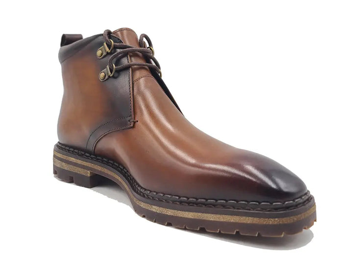 Calfskin Chukka Boot with Lug Sole - Image 4