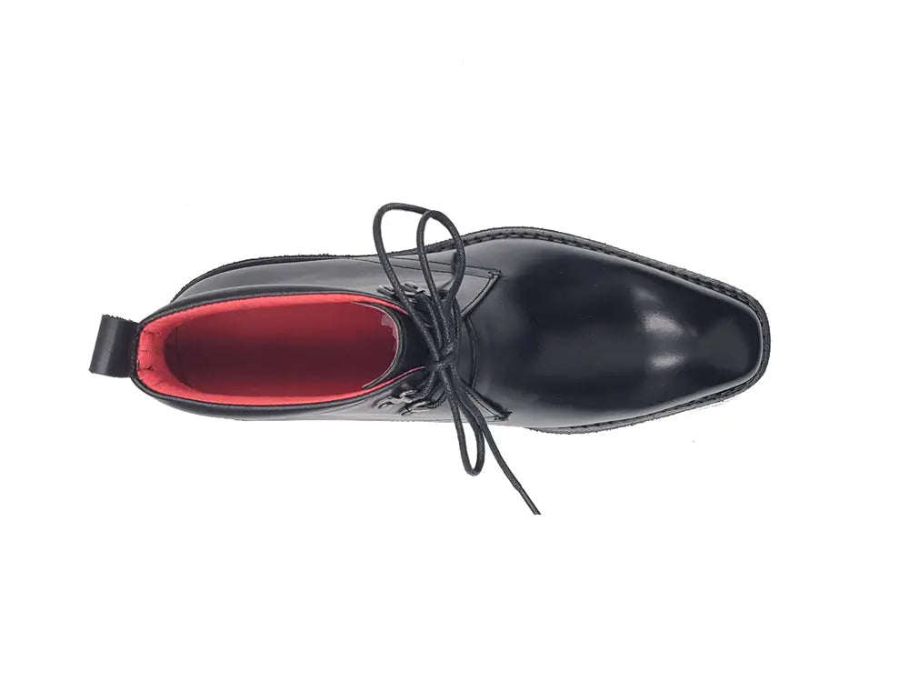 Calfskin Chukka Boot with Lug Sole - Image 10