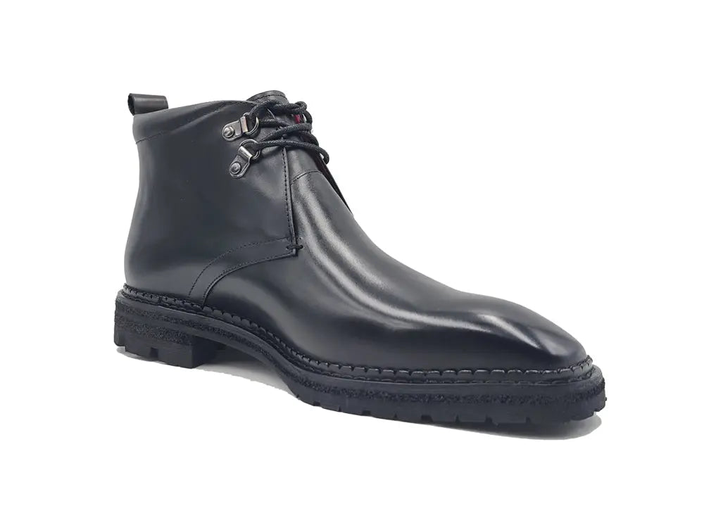 Calfskin Chukka Boot with Lug Sole - Image 7