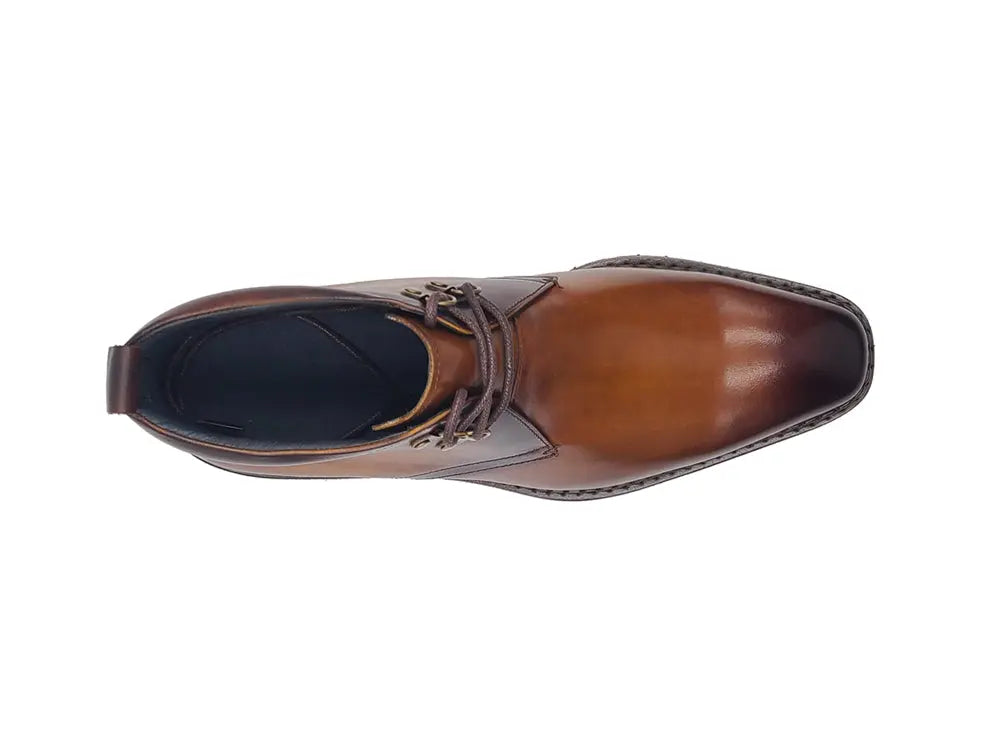 Calfskin Chukka Boot with Lug Sole - Image 5