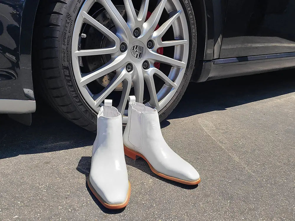 Calfskin Leather Chelsea Boot - Image 11