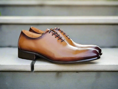 Calfskin Whole Cut Lace-up Oxford - Image 7