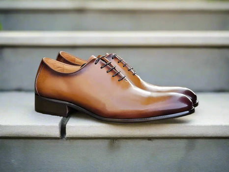 Calfskin Whole Cut Lace-up Oxford - Image 7