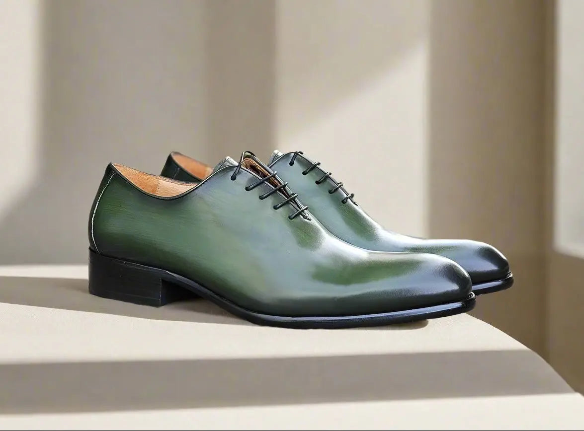 Calfskin Whole Cut Lace-up Oxford - Image 3