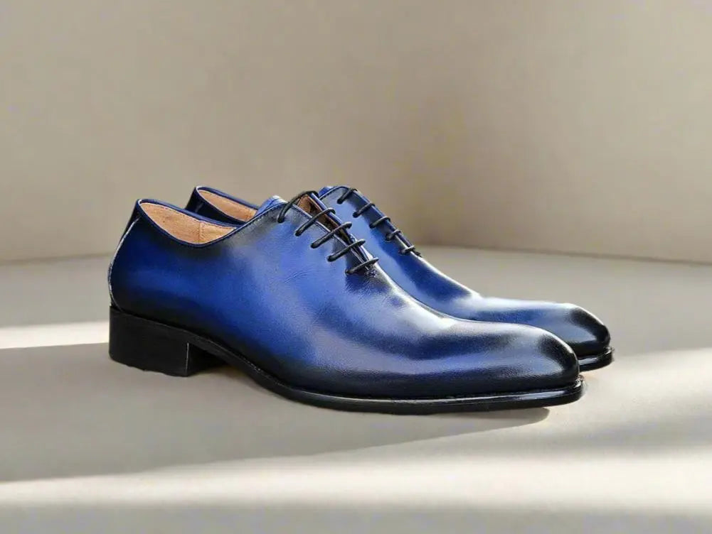 Calfskin Whole Cut Lace-up Oxford - Image 10