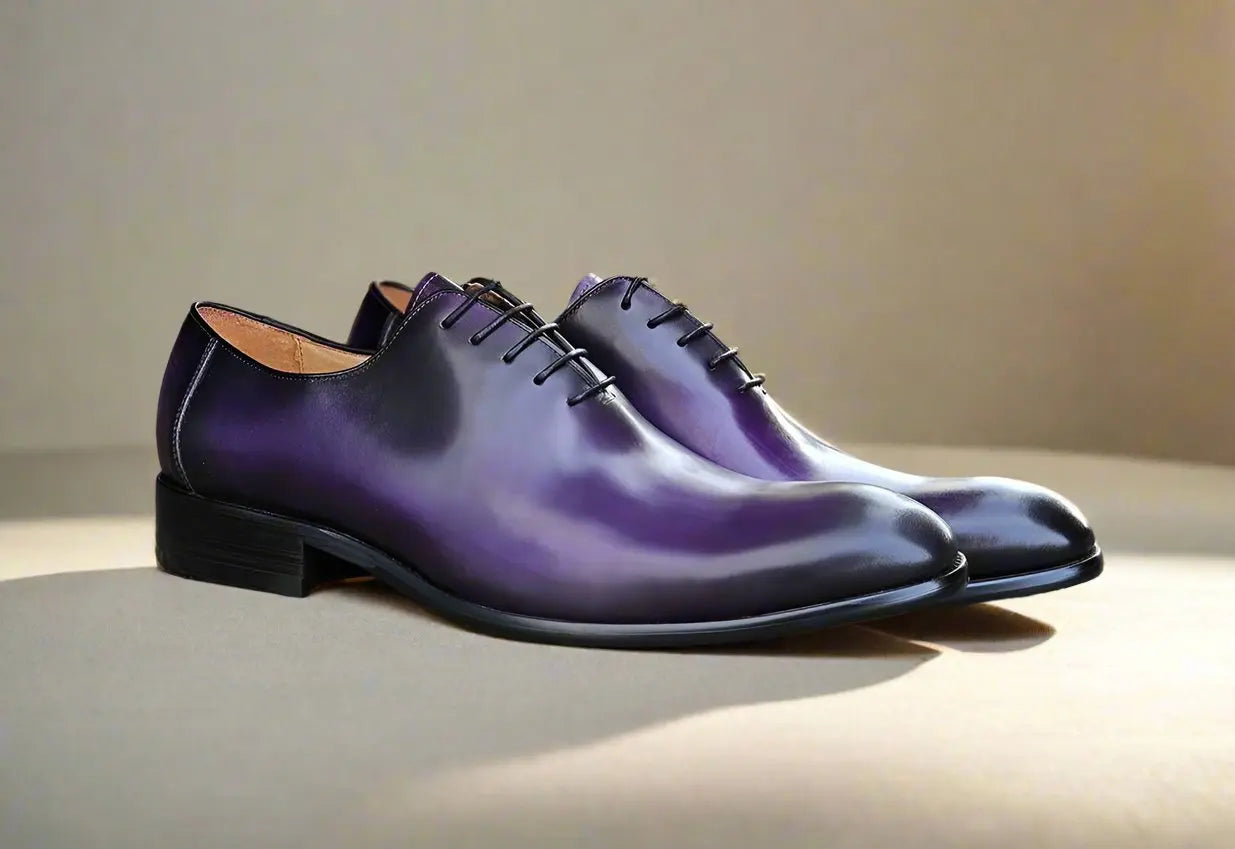 Calfskin Whole Cut Lace-up Oxford - Image 13
