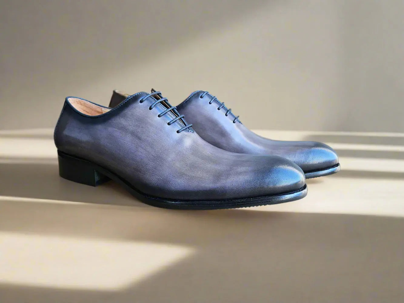 Calfskin Whole Cut Lace-up Oxford - Image 17