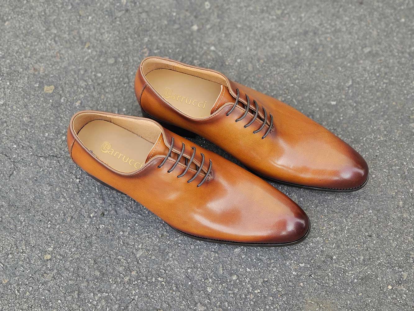Calfskin Whole Cut Lace-up Oxford - Image 34