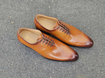 Calfskin Whole Cut Lace-up Oxford - Image 34