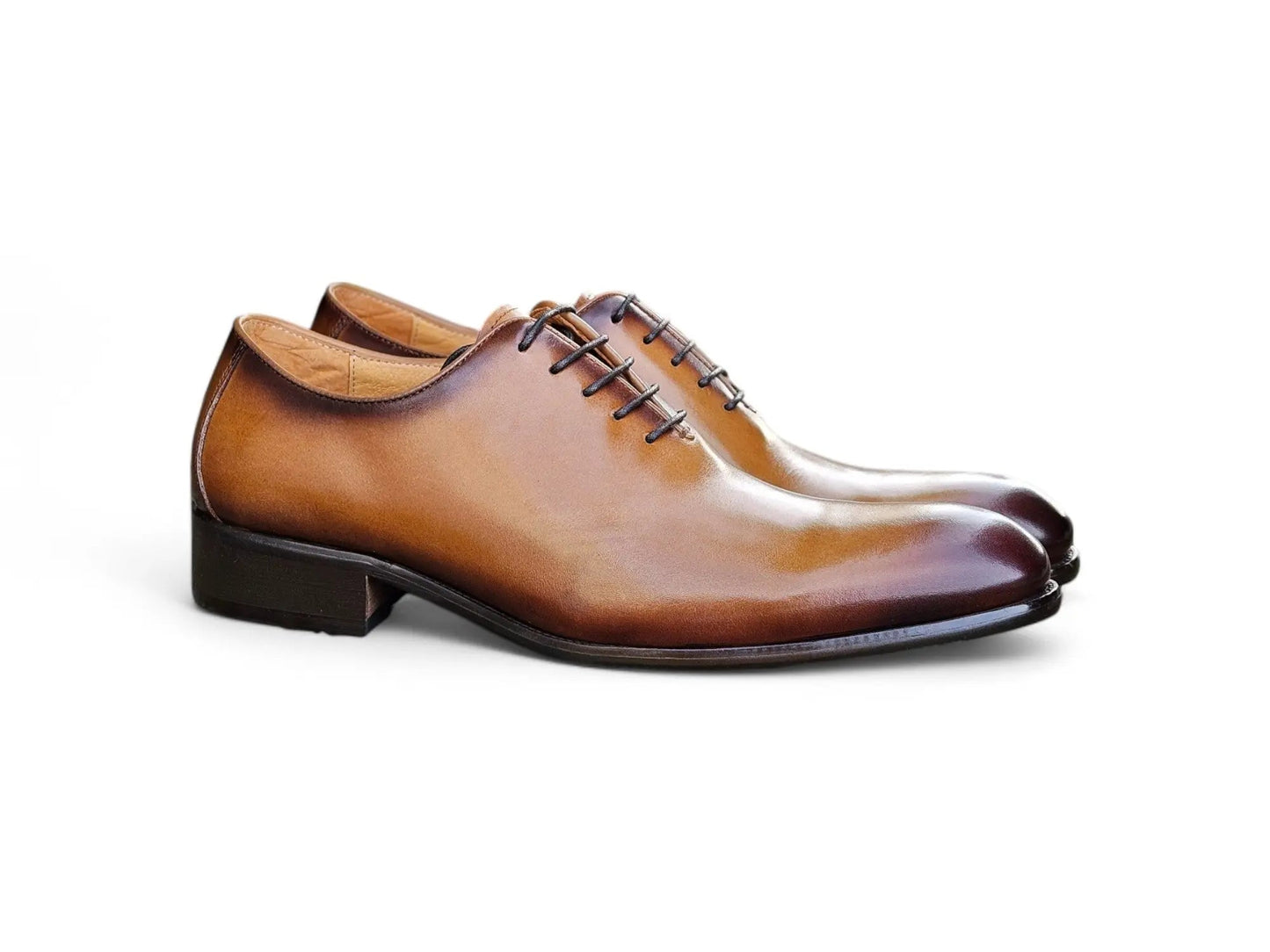 Calfskin Whole Cut Lace-up Oxford - Image 4