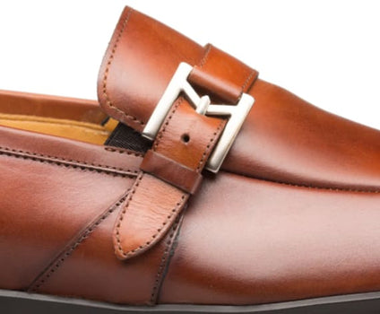 Granby Calfskin Cognac By Mezlan Made In Spain Brand - Image 3