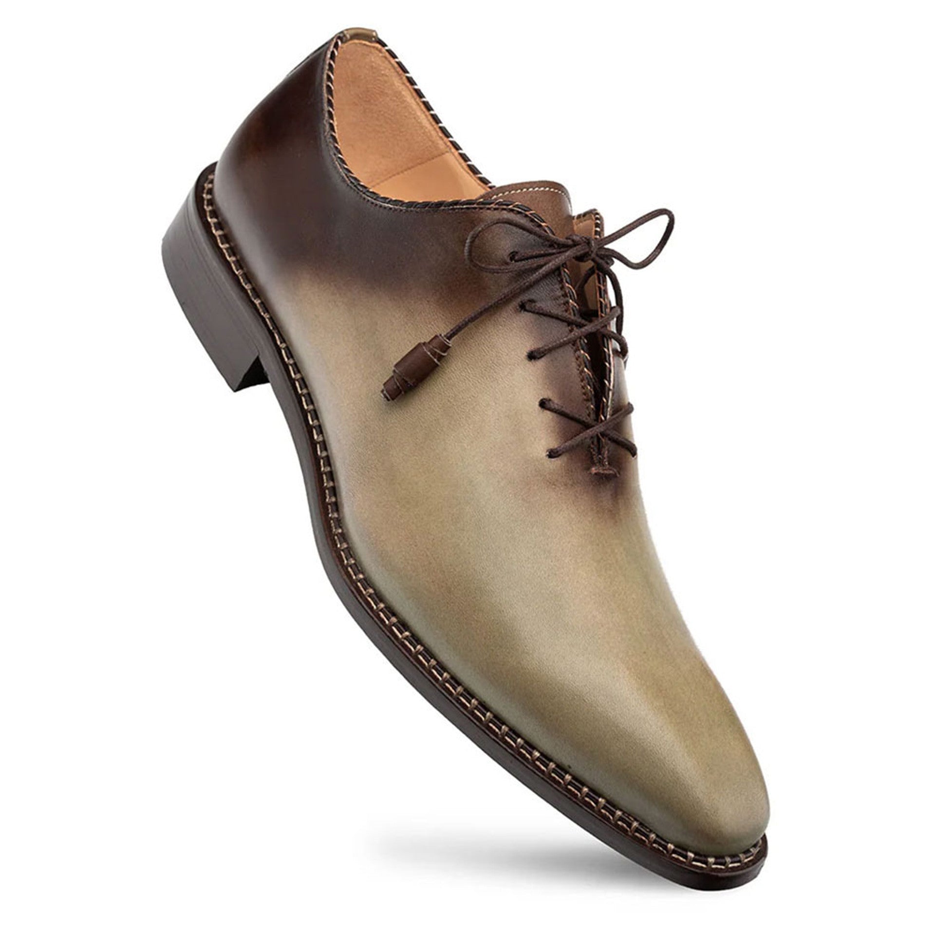 NEW MEZLAN men\'s barbaro oxford in olive Mezlan Men main image 3