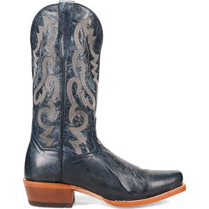Dan Post Mens Calvin Blue 13 Toe Shape 7 Leather Boot