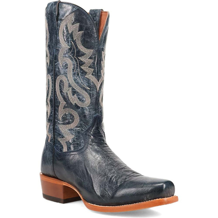 Dan Post Mens Calvin Blue 13 Toe Shape 7 Leather Boot - Image 4