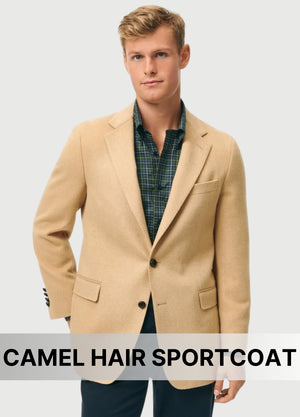 Camel Hair Sportcoat – Luxurious Warmth with Timeless Style