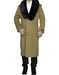 Removable Fur Collar Ankle length Wool Top Coat/Overcoat Camel | Winter men's Topcoat Sale