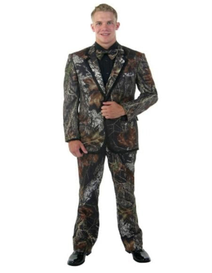 Camo Tuxedo - Black Camouflage Tuxedo - Camo Wedding Suit