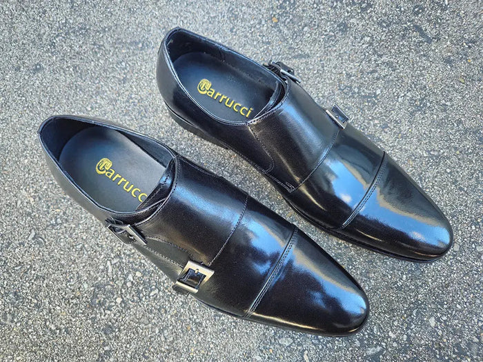 Cap Toe Double Monk Strap Shoe - Image 2