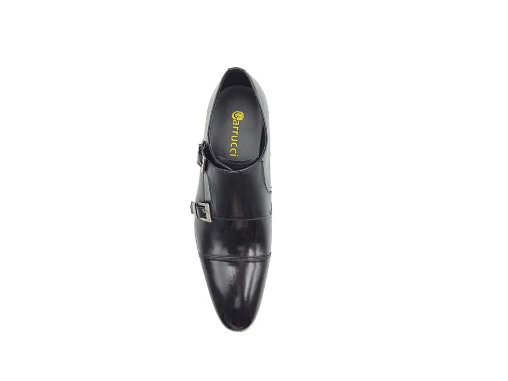 Cap Toe Double Monk Strap Shoe - Image 4
