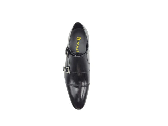 Cap Toe Double Monk Strap Shoe - Image 4